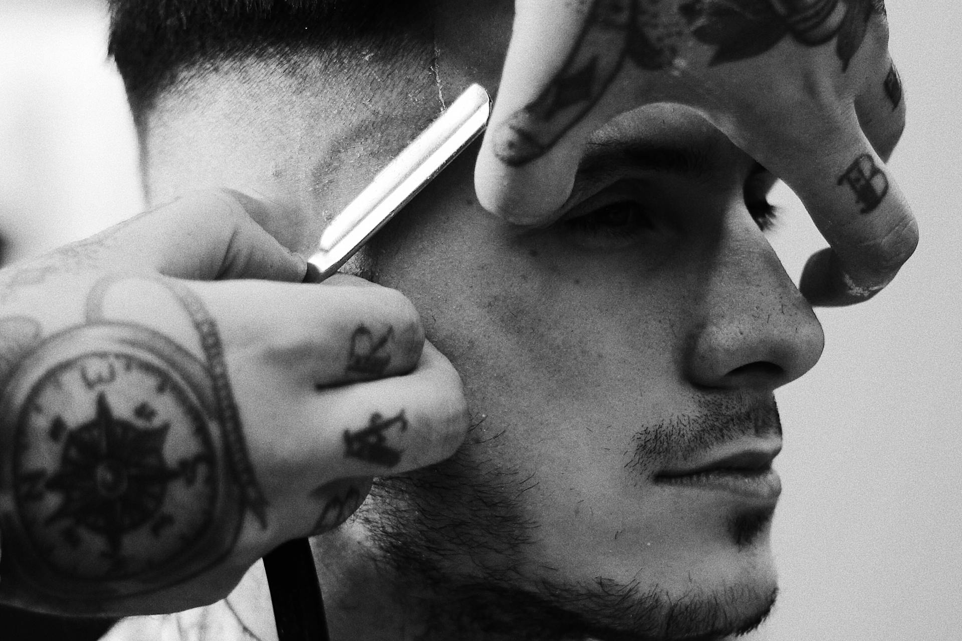 Taille de barbe et rituel huile